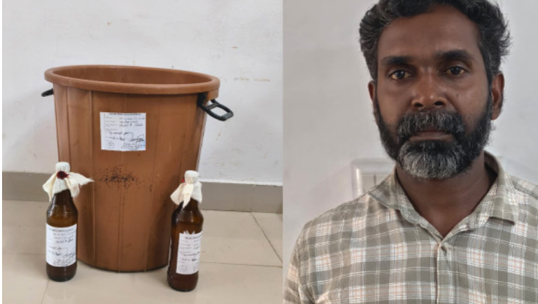 പൊഴുതനയില്‍ 40 ലിറ്റര്‍ വാഷുമായി ഒരാള്‍ പിടിയില്‍