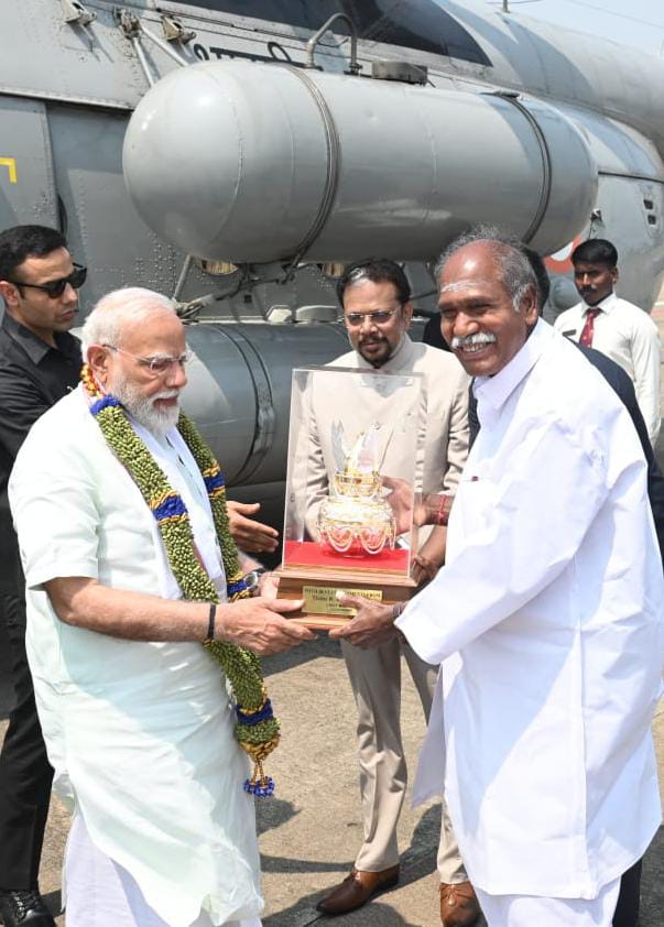 “5000 കോടി വികസനപ്പാതയ്ക്ക് തുടക്കം” – പുതുച്ചേരിയിൽ പ്രധാനമന്ത്രിക്ക് ഉജ്ജ്വല സ്വീകരണം