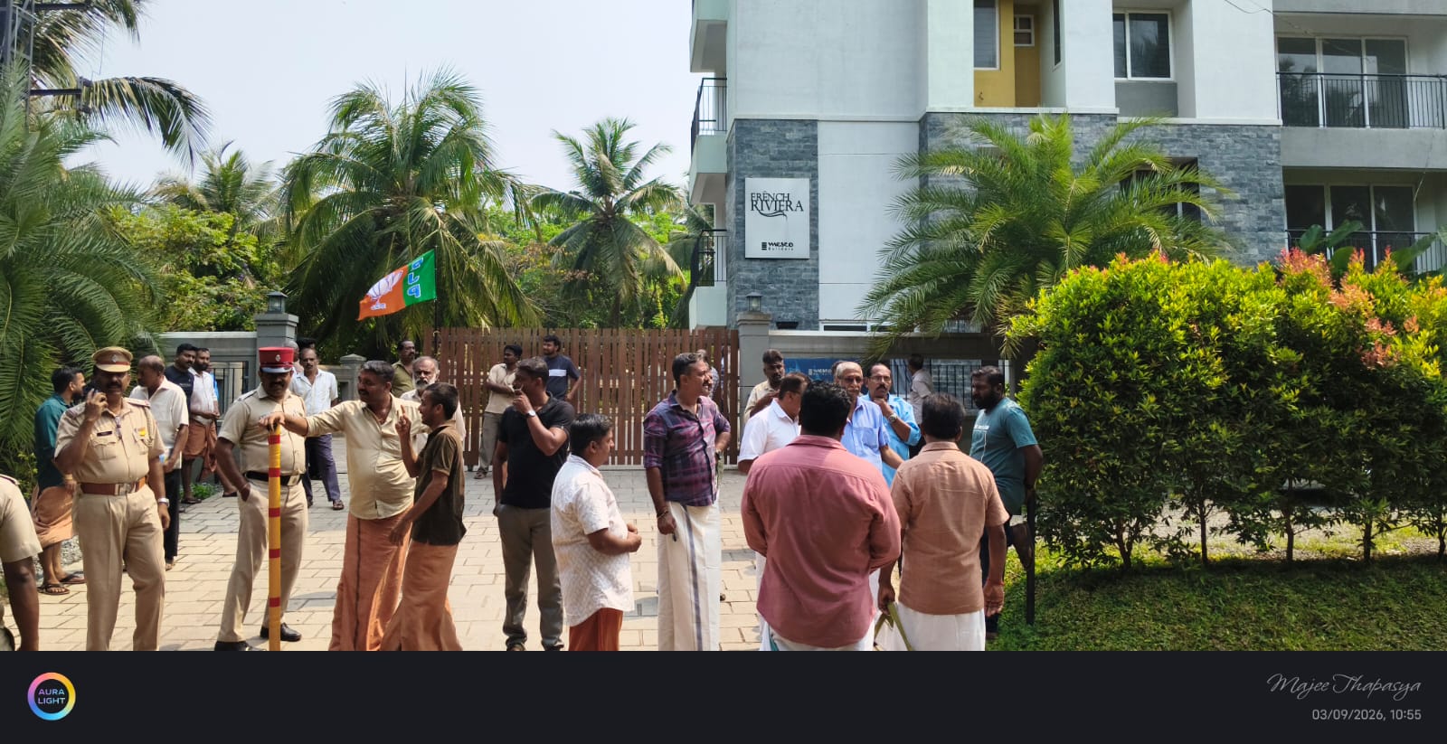 ഫ്ലാറ്റിലെ മലിനജലം ഡ്രെയിനേജിലേക്ക്: ഒരാഴ്ച സമയം; ഇല്ലെങ്കിൽ സമരം – ബിജെപി