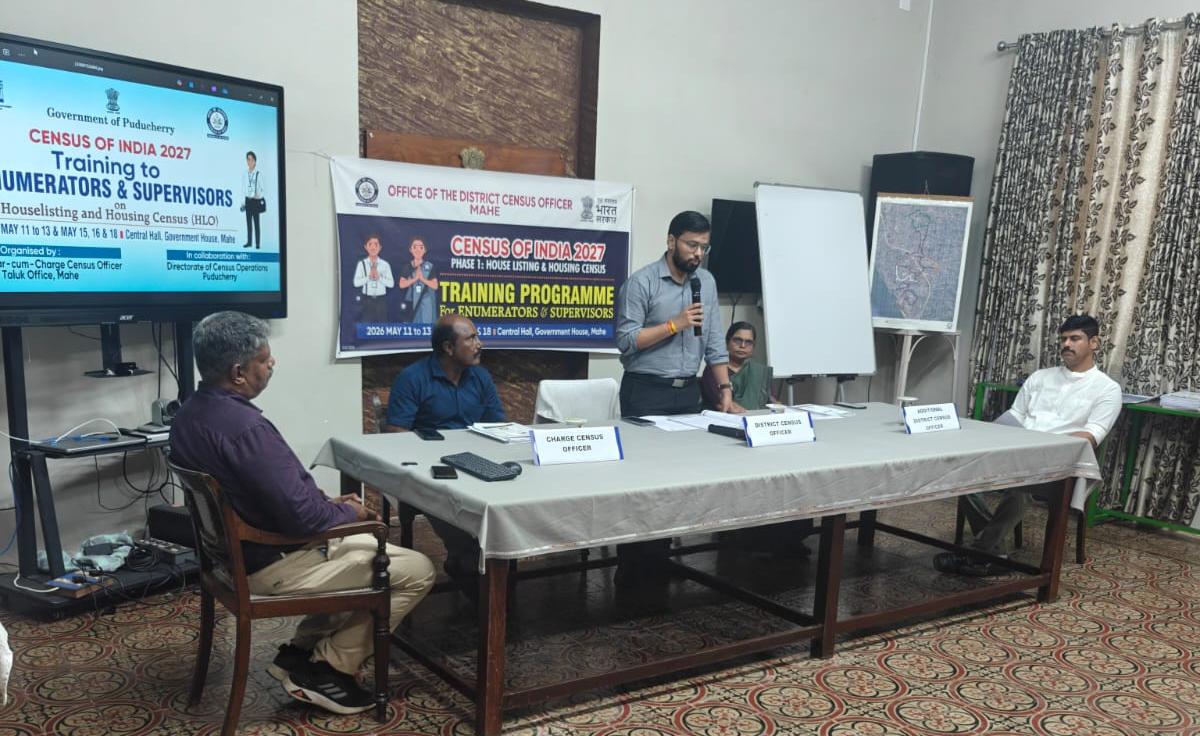 ഇന്ത്യ സെൻസസ് 2027 പരിശീലന ശില്പശാല സംഘടിപ്പിച്ചു.