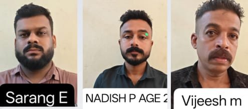 കോണ്‍ഗ്രസ് ഓഫീസ് തീയ്യിട്ട് നശിപ്പിച്ച കേസില്‍ മൂന്ന് സി.പി.എം പ്രവര്‍ത്തകര്‍ അറസ്റ്റില്‍