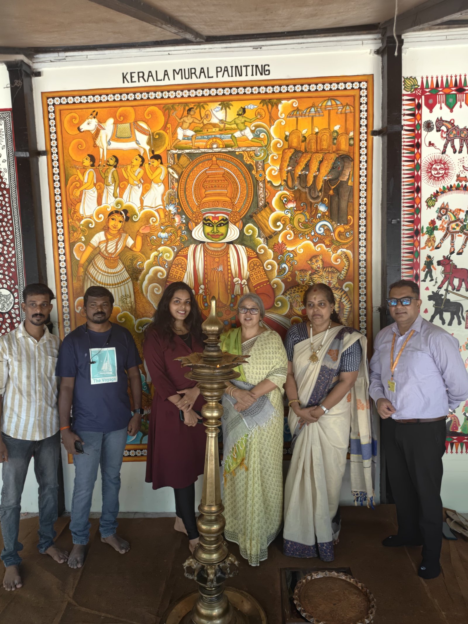 കേരള പൈതൃകത്തെ അടയാളപ്പെടുത്തി ന്യൂഡൽഹി മ്യൂസിയത്തിൽ ചുമർചിത്രം