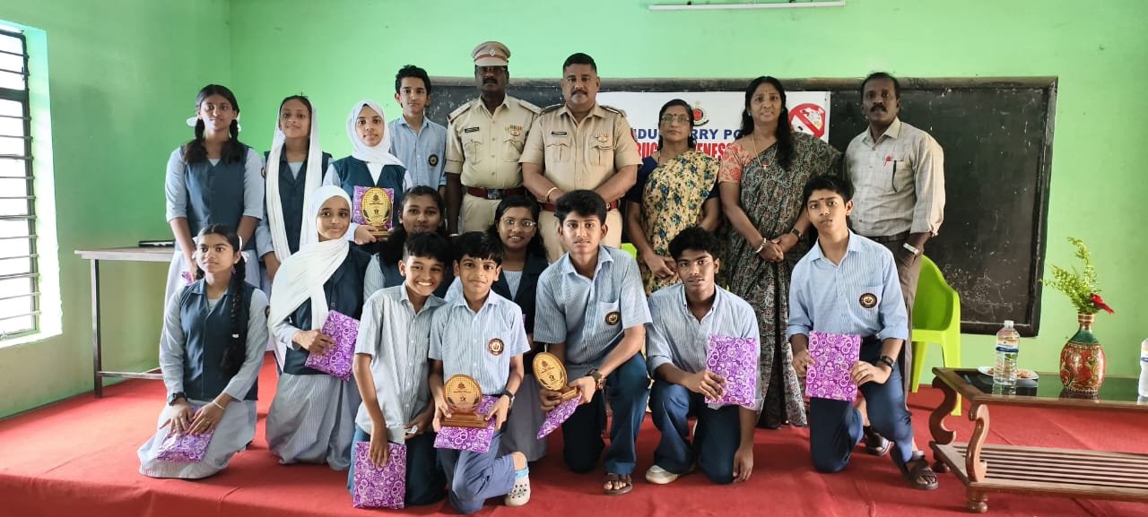 ലഹരിവിരുദ്ധ ബോധവത്കരണ ക്ലാസും പ്രസംഗമത്സരവും സംഘടിപ്പിച്ചു