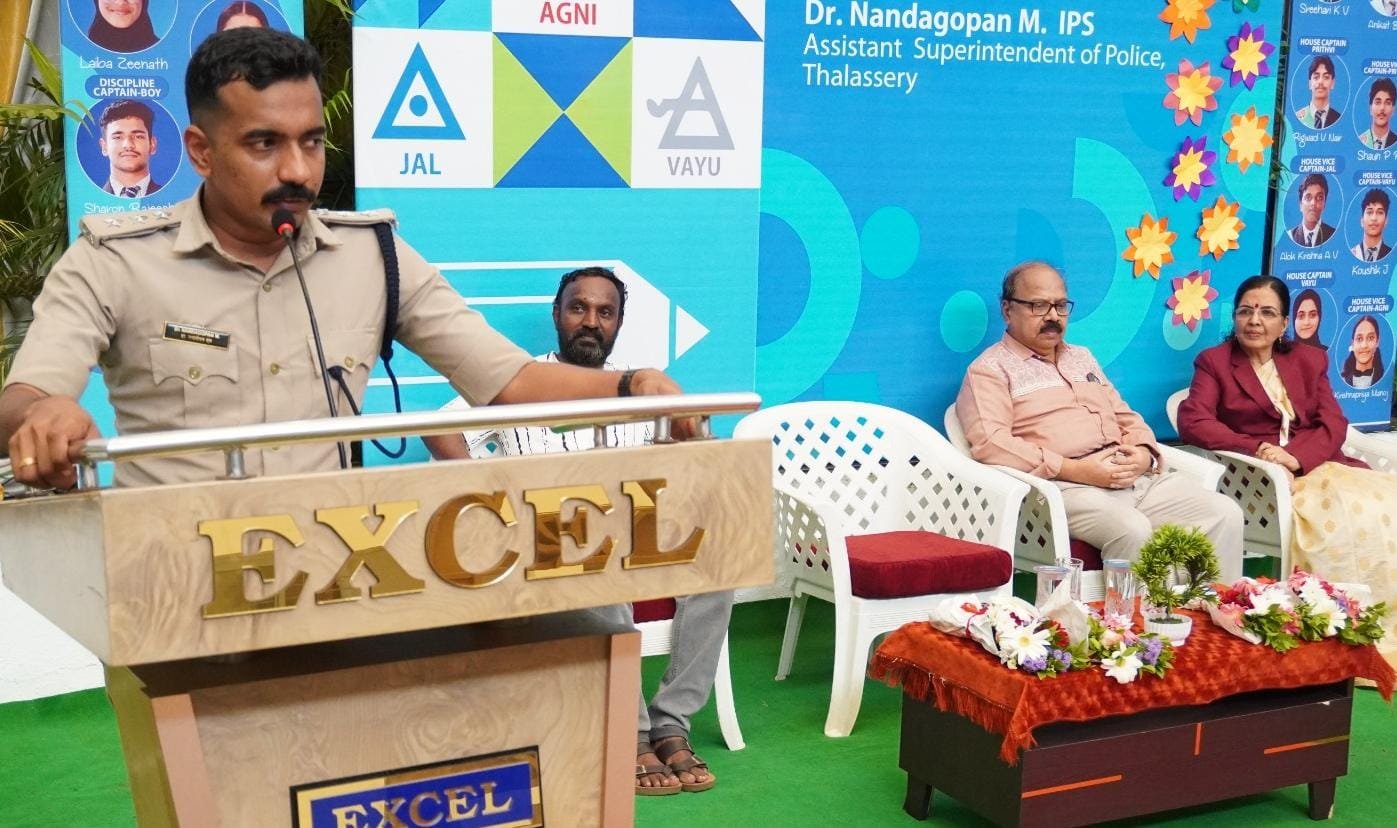 എക്സൽ പബ്ലിക് സ്കൂൾ: ഇൻവെസ്റ്റിച്ചർ സെറിമണി നടത്തി