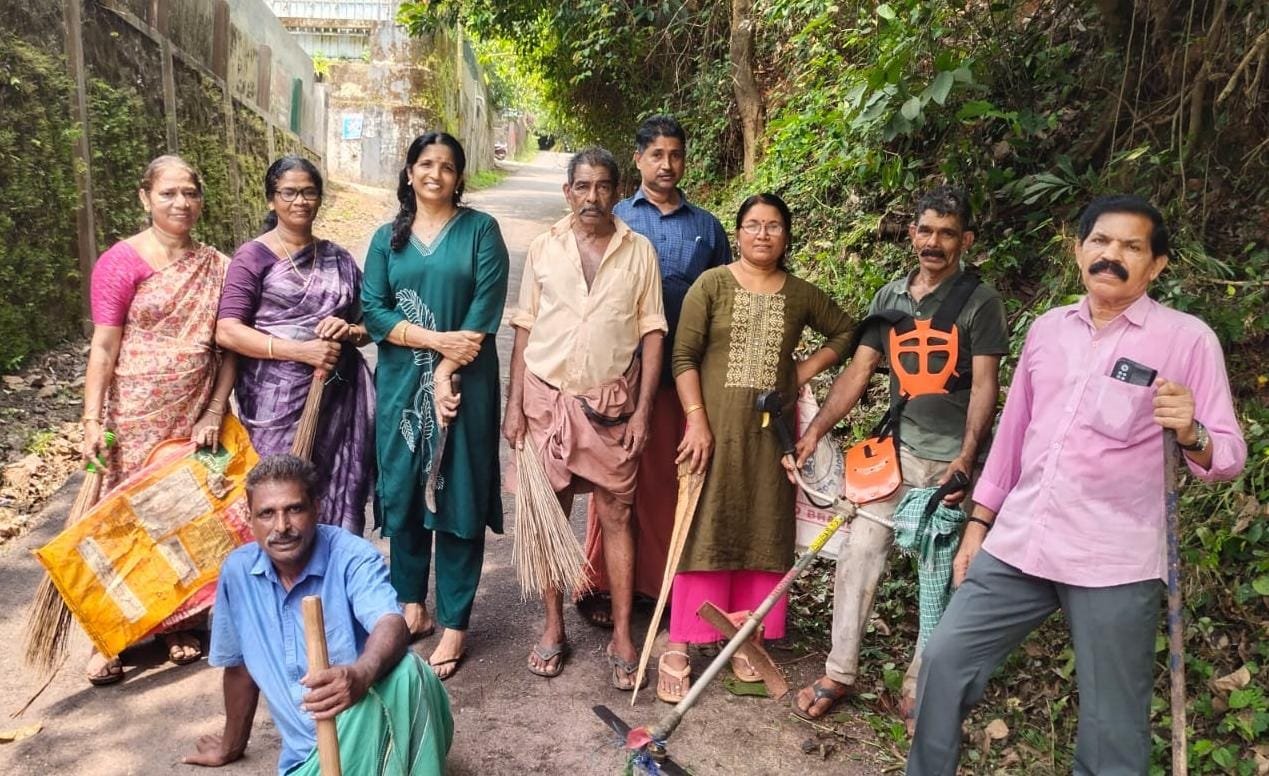 ഗാന്ധി ജയന്തി സേവന വാരാഘോഷം: ശുചീകരണ പ്രവർത്തി നടത്തി